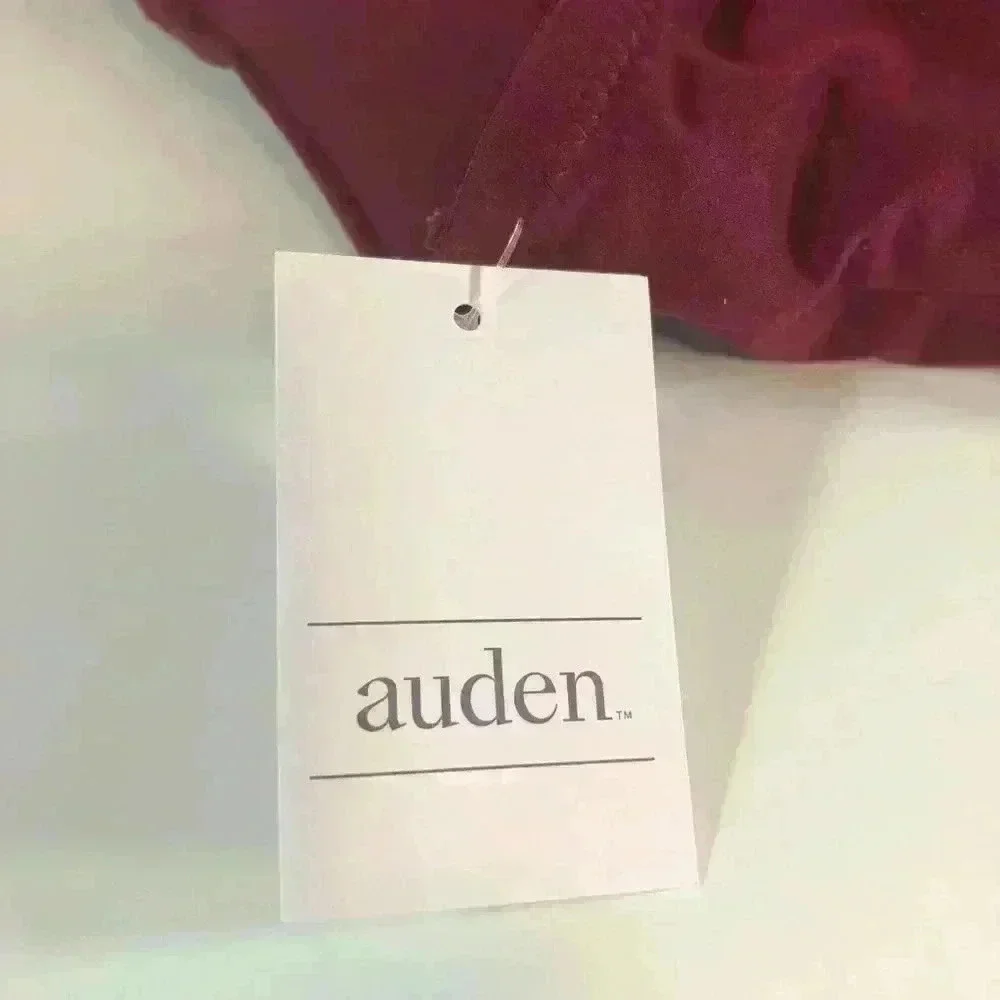 Auden Women’s Burgundy Bralette Size XXL Removable Pads Adjustable Straps NWT - Picture 3 of 6